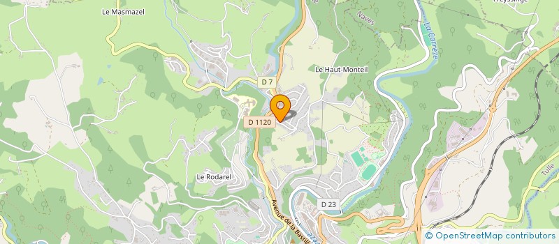 localisation de l'entreprise MONSIEUR PIERRE LANNOY  TULLE