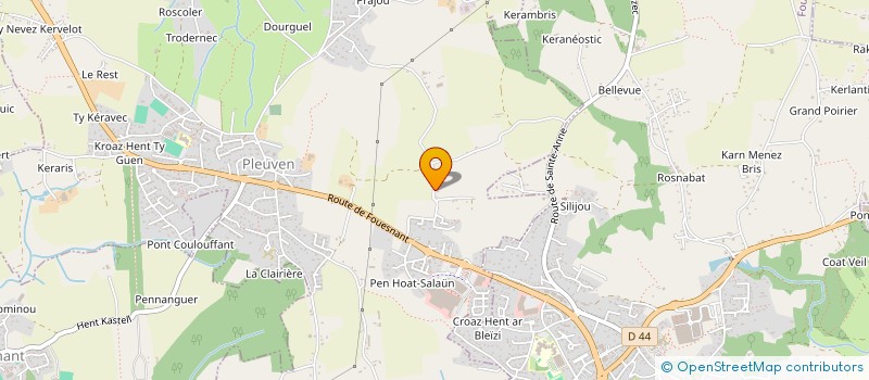 localisation de l'entreprise MONSIEUR PIERRE LANNURIEN  SAINT-EVARZEC