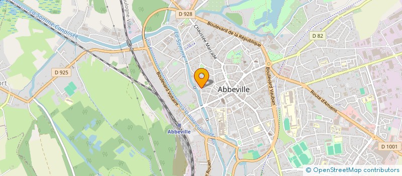 localisation de l'entreprise MONSIEUR PIERRE LANTREIBECQ à ABBEVILLE