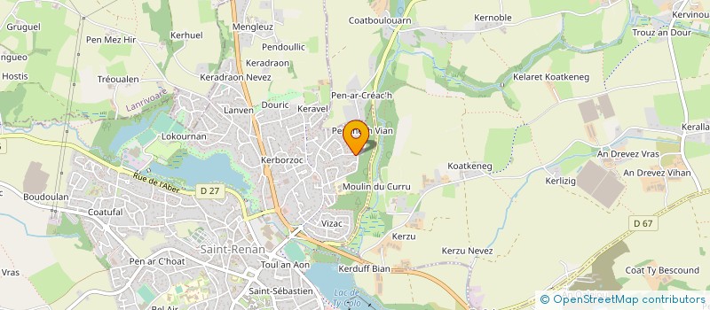 localisation de l'entreprise MONSIEUR PIERRE LAOT  MILIZAC-GUIPRONVEL