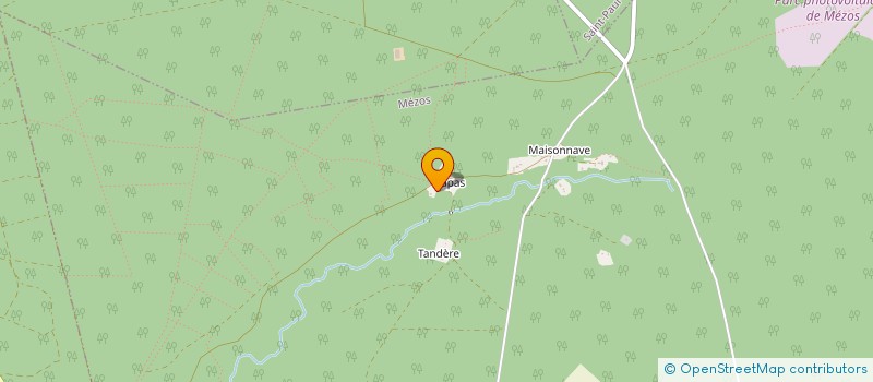 localisation de l'entreprise MONSIEUR PIERRE LAPARADE  MEZOS