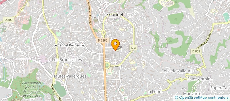 localisation de l'entreprise MONSIEUR PIERRE LAPEYRE à LE CANNET