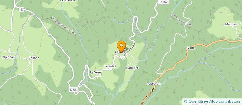 localisation de l'entreprise MONSIEUR PIERRE LAPEYRE  LAVAL-SUR-DOULON