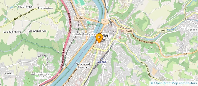 localisation de l'entreprise MONSIEUR PIERRE LAPLACE  VIENNE