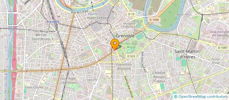 localisation de l'entreprise MONSIEUR PIERRE LAPORTE  GRENOBLE