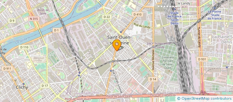 localisation de l'entreprise MONSIEUR PIERRE LAPORTE à SAINT-OUEN-SUR-SEINE