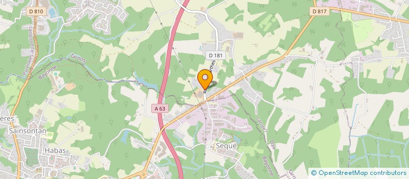 localisation de l'entreprise MONSIEUR PIERRE LAPORTE  TARNOS