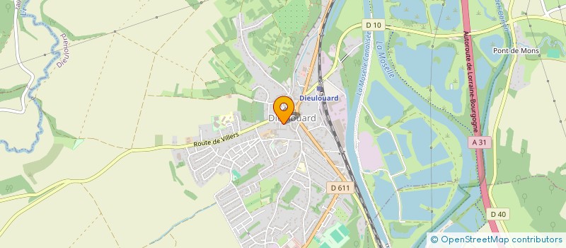 localisation de l'entreprise MONSIEUR PIERRE LAPPINET  DIEULOUARD