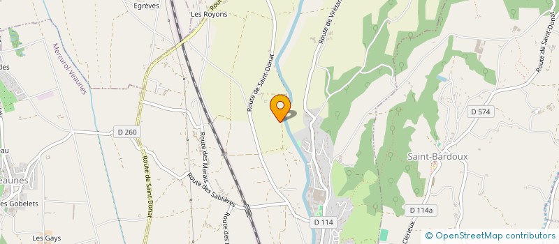 localisation de l'entreprise MONSIEUR PIERRE LARAT  SAINT-BARDOUX
