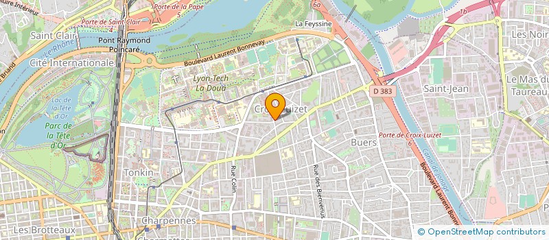 localisation de l'entreprise MONSIEUR PIERRE LARCHER  VILLEURBANNE