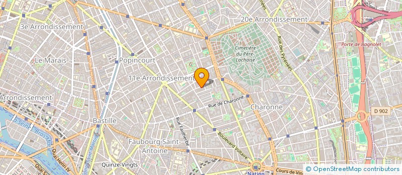 localisation de l'entreprise MONSIEUR PIERRE LARDEAU  PARIS