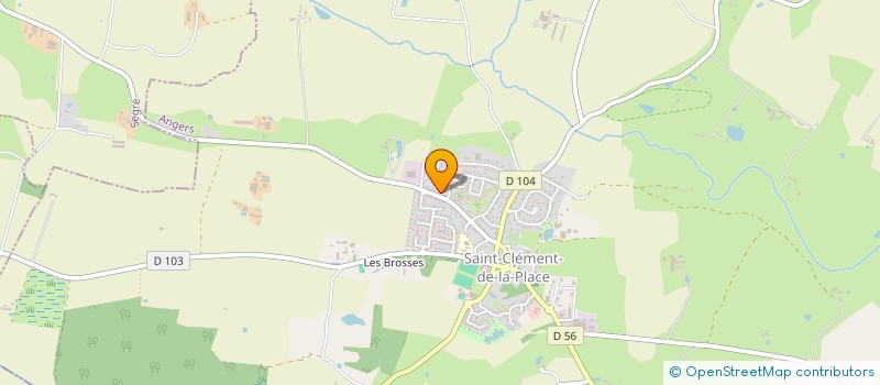 localisation de l'entreprise MONSIEUR PIERRE LARDEUX  SAINT-CLEMENT-DE-LA-PLACE