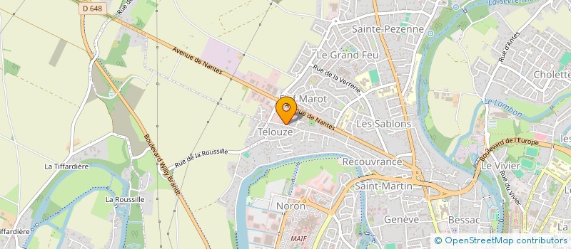 localisation de l'entreprise MONSIEUR PIERRE LARGEAU à NIORT