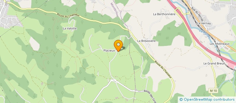 localisation de l'entreprise MONSIEUR PIERRE LARGIER  SAINT-JUST-SAINT-RAMBERT