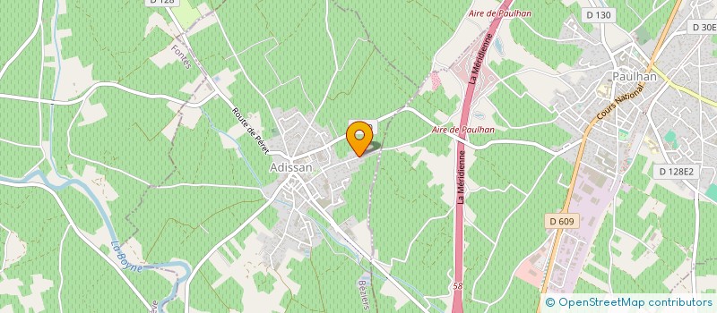 localisation de l'entreprise MONSIEUR PIERRE LARIO  ADISSAN