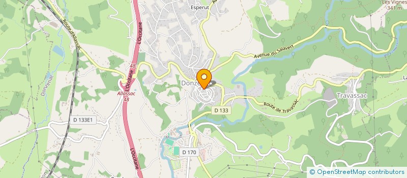 localisation de l'entreprise MONSIEUR PIERRE LARIVIERE à DONZENAC