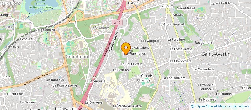 localisation de l'entreprise MONSIEUR PIERRE LARMANDE à SAINT-AVERTIN