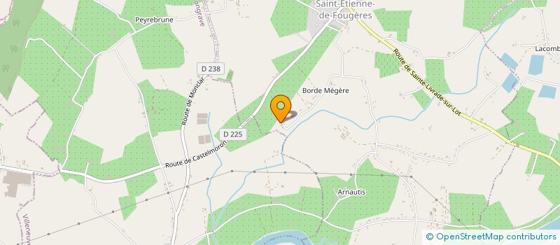 localisation de l'entreprise MONSIEUR PIERRE LAROUDIE à SAINT-ETIENNE-DE-FOUGERES