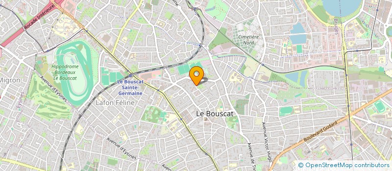 localisation de l'entreprise MONSIEUR PIERRE LARQUIER  LE BOUSCAT