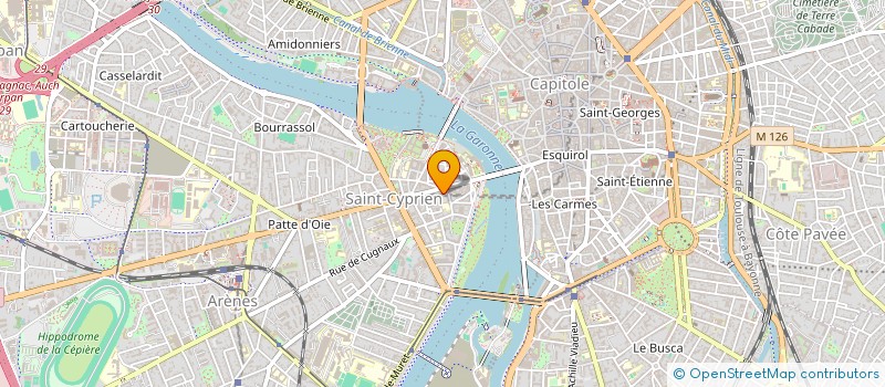 localisation de l'entreprise MONSIEUR PIERRE LARRIBEAU à TOULOUSE