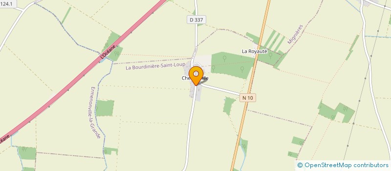 localisation de l'entreprise MONSIEUR PIERRE LARRIVE à LA BOURDINIERE-SAINT-LOUP