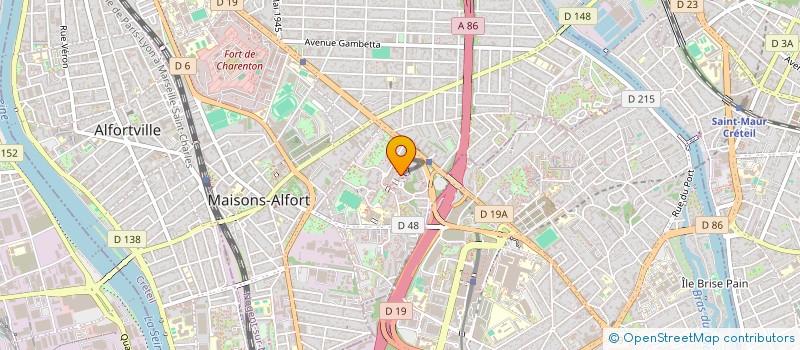 localisation de l'entreprise MONSIEUR PIERRE LARTIGAU  MAISONS-ALFORT