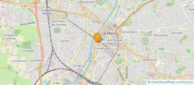 localisation de l'entreprise MONSIEUR PIERRE LARVOL  LE MANS