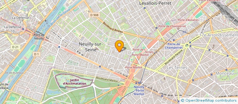 localisation de l'entreprise MONSIEUR PIERRE LARY à NEUILLY-SUR-SEINE