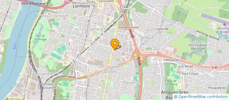 localisation de l'entreprise MONSIEUR PIERRE LASCAR  LORMONT