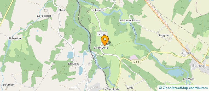 localisation de l'entreprise MONSIEUR PIERRE LASNIER à SAINT-BONNET-DE-BELLAC