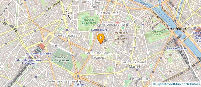 localisation de l'entreprise MONSIEUR PIERRE LASSEGUE à PARIS