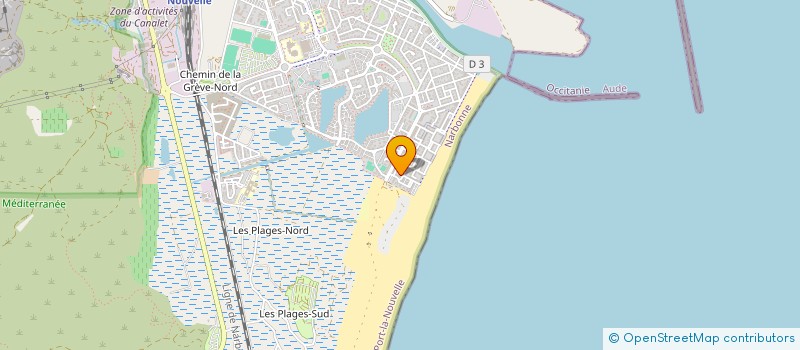 localisation de l'entreprise MONSIEUR PIERRE LASSERRE  PORT-LA-NOUVELLE