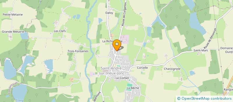 localisation de l'entreprise MONSIEUR PIERRE LATCHMUN  SAINT-ANDRE-SUR-VIEUX-JONC