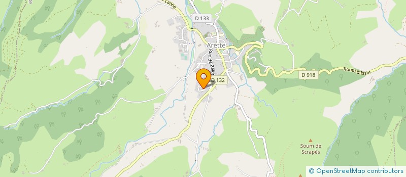 localisation de l'entreprise MONSIEUR PIERRE LATOURNERIE  ARETTE