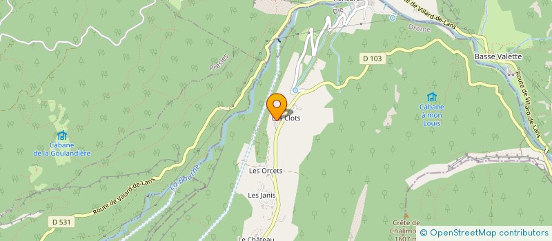localisation de l'entreprise MONSIEUR PIERRE LATTARD à SAINT-JULIEN-EN-VERCORS