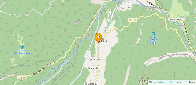 localisation de l'entreprise MONSIEUR PIERRE LATTARD  SAINT-JULIEN-EN-VERCORS