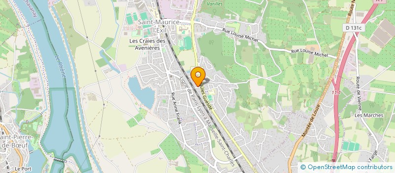 localisation de l'entreprise MONSIEUR PIERRE LATTARD  SAINT-MAURICE-L'EXIL