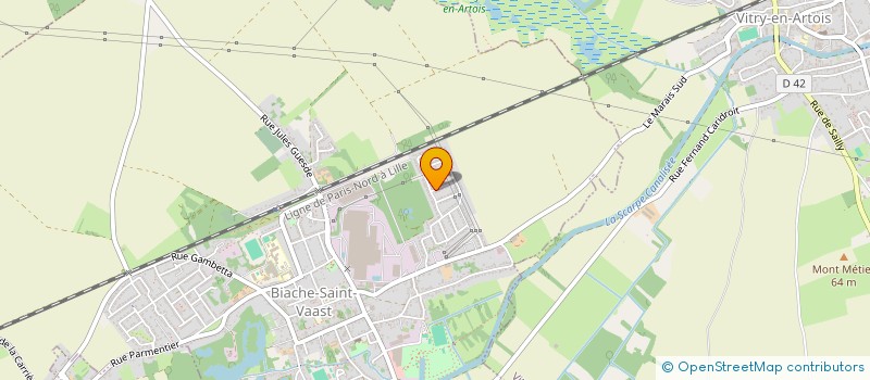 localisation de l'entreprise MONSIEUR PIERRE LATTUCA  BIACHE-SAINT-VAAST