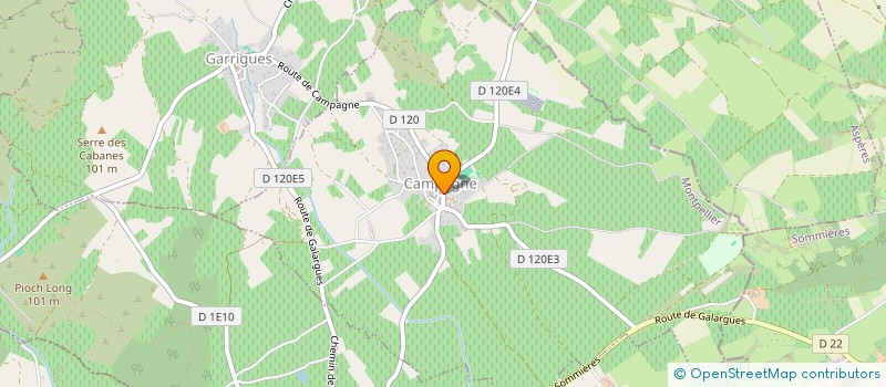 localisation de l'entreprise MONSIEUR PIERRE LAUCOURNET  CAMPAGNE