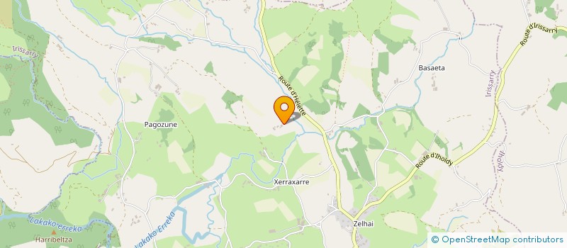 localisation de l'entreprise MONSIEUR PIERRE LAUGIER  IRISSARRY