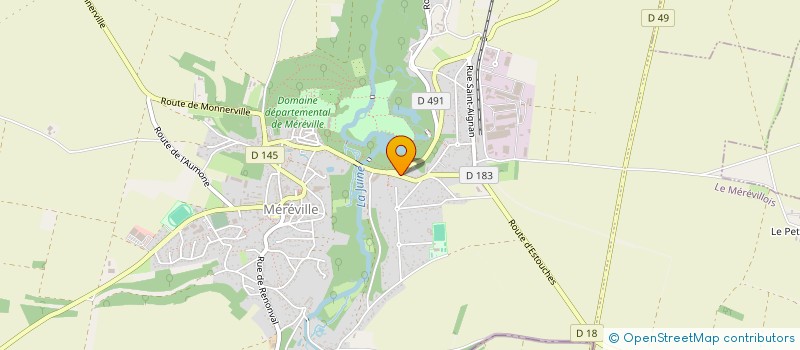 localisation de l'entreprise MONSIEUR PIERRE LAUR  LE MEREVILLOIS