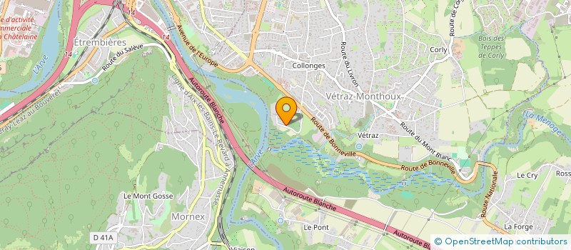 localisation de l'entreprise MONSIEUR PIERRE LAURENCON  VETRAZ-MONTHOUX