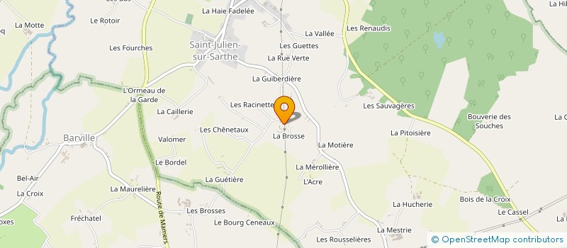 localisation de l'entreprise MONSIEUR PIERRE LAURENT à LE PLANTIS