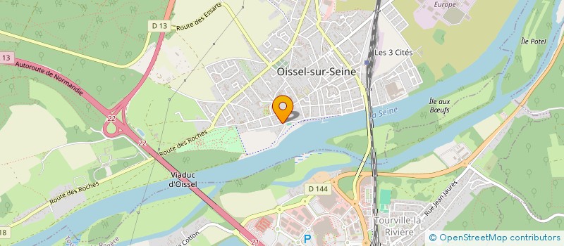 localisation de l'entreprise MONSIEUR PIERRE LAURENT à OISSEL