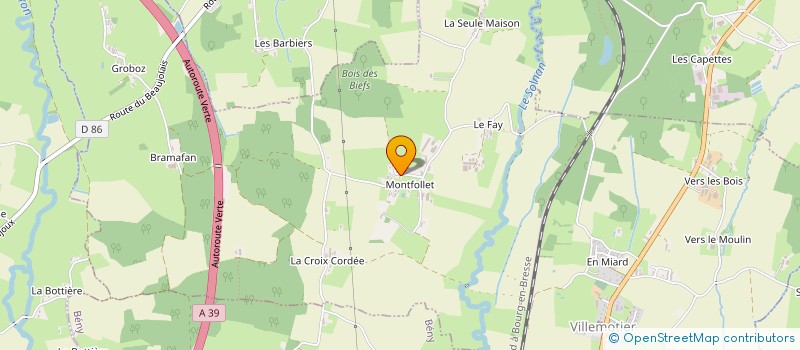 localisation de l'entreprise MONSIEUR PIERRE LAURENT à VILLEMOTIER