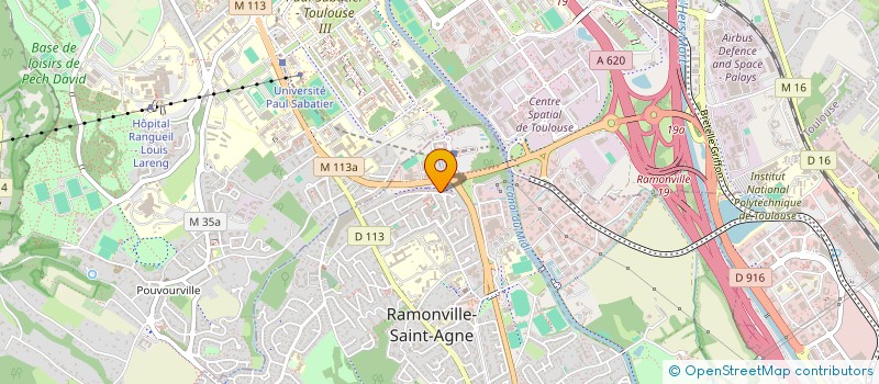 localisation de l'entreprise MONSIEUR PIERRE LAURENT à RAMONVILLE-SAINT-AGNE