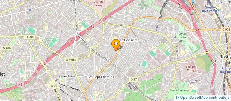 localisation de l'entreprise MONSIEUR PIERRE-LAURENT BETHMONT à MONTREUIL