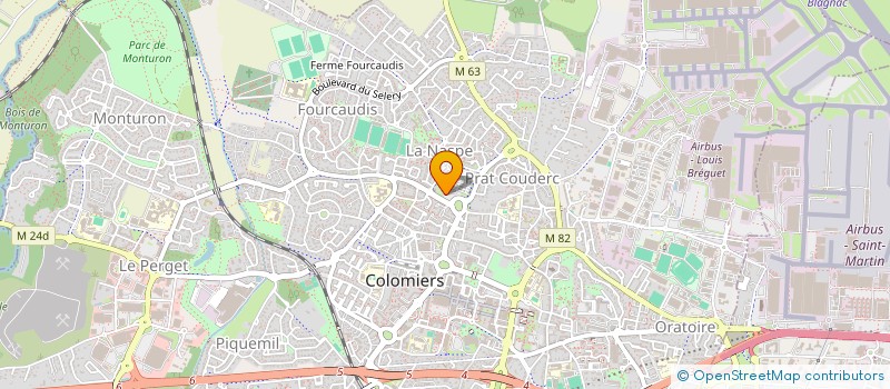 localisation de l'entreprise MONSIEUR PIERRE-LAURENT GUIRAUDIE à COLOMIERS