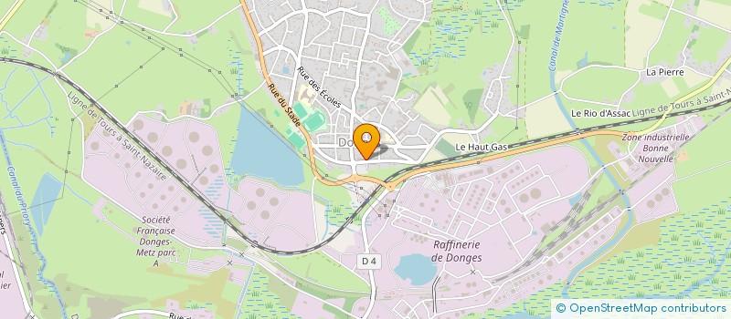 localisation de l'entreprise MONSIEUR PIERRE-LAURENT MOURAT  DONGES