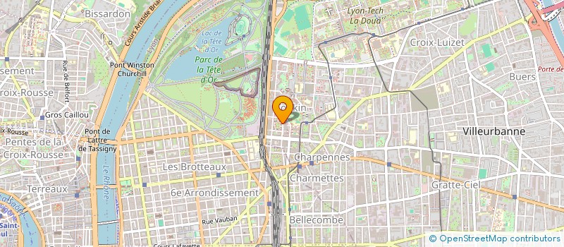 localisation de l'entreprise MONSIEUR PIERRE-LAURENT PALLANDRE  VILLEURBANNE